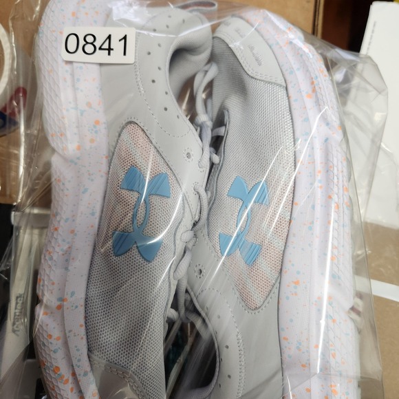 Under Armour Charged  Shoes Mens Size‎ 10.5 Cushion Mesh Running 3027093-100 - Picture 11 of 11